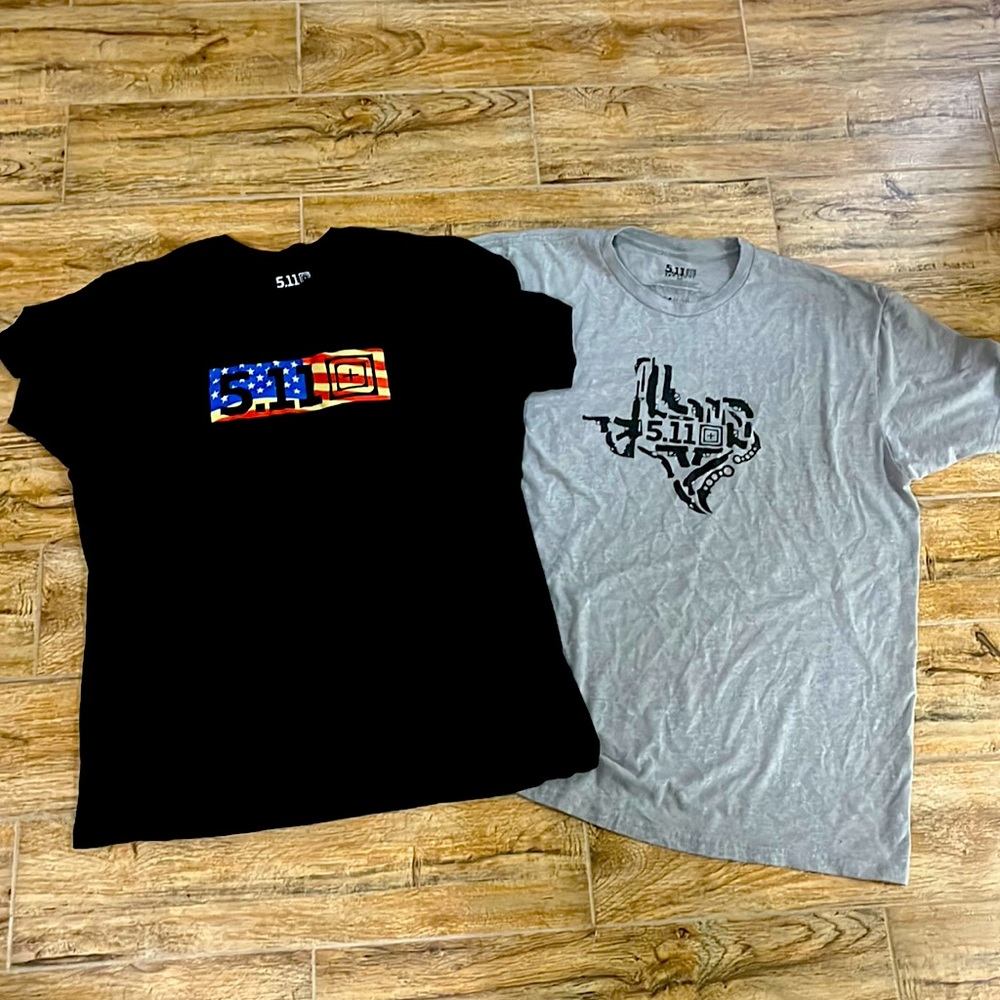 5.11 tactical mens XXL 2XL tshirts